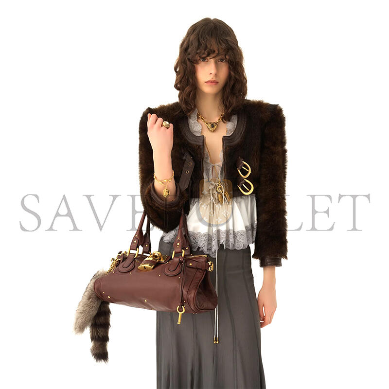 Ch10É paddington bag in grained leather ch25ws802p7527m (36*18*18cm)